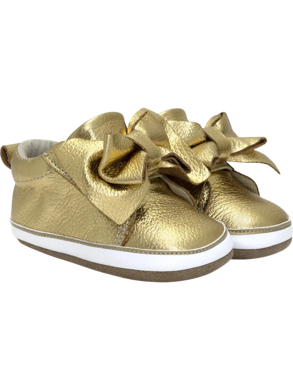 Metallic Gold toddler shoes robeez